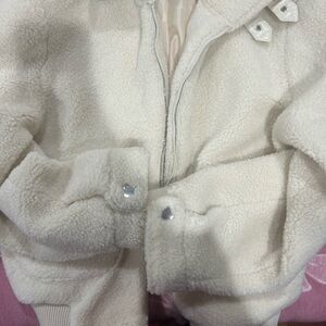 Cozy Kids Sherpa Jacket - Cream